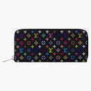 Louis Vuitton X Takashi Murakami Clemence Wallet Black Multicolored