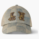 Louis Vuitton Washed 3d Cap Denim Blue