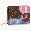 Louis Vuitton Zippy Coin Purse Monogram Vivienne Shanghai Pink Lining