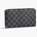 Louis Vuitton Zippy Organizer Damier Graphite Canvas Black
