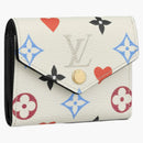 Louis Vuitton Zoe Wallet Game On White