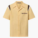 Louis Vuitton By Tyler, The Creator Embroidered Short-sleeved Cotton Bowling Shirt Beige
