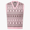 Louis Vuitton By Tyler, The Creator Fair Isle Jacquared Merino Wool Vest Pastel