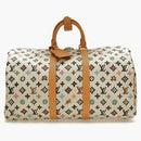 Louis Vuitton By Tyler, The Creator Keepall Bandouliere 45 Vanilla Craggy Monogram