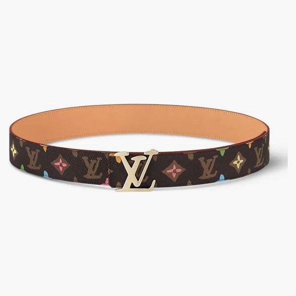 Louis Vuitton By Tyler, The Creator Lv Tag 40mm Reversible Belt Chocolate Craggy Monogram