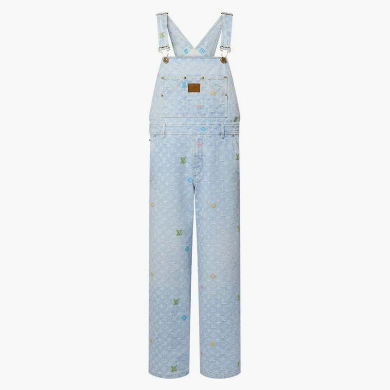 Louis Vuitton By Tyler, The Creator Monogram Denim Dungarees Washed Indigo