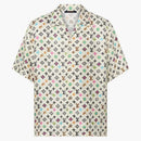 Louis Vuitton By Tyler, The Creator Monogram Printed Short-sleeved Silk Shirt Multicolor