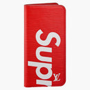 Louis Vuitton X Supreme Iphone 7 Plus Folio Epi Red