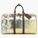 Louis Vuitton X Fornasetti Keepall Bandouliere 45 Gold
