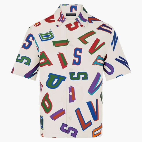 Louis Vuitton X Nba Basketball Letters Overshirt Beige