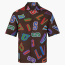 Louis Vuitton X Nba Basketball Letters Overshirt Brown