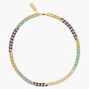 Louis Vuitton X Nba Chain Links Necklace Xs Gold/multicolor