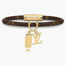 Louis Vuitton X Nba Hang It Leather Bracelet Monogram Brown