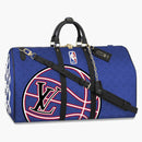 Louis Vuitton X Nba Keepall 55 Bandouliere Blue