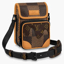 Louis Vuitton X Nigo Amazone Messenger Damier Ebene Giant Nano Brown