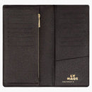 Louis Vuitton X Nigo Brazza Wallet Monogram Stripes Brown