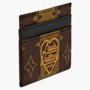 Louis Vuitton X Nigo Double Card Holder Monogram Stripes Brown