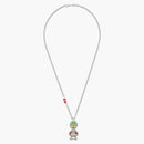 Louis Vuitton X Nigo Duck Pendant Necklace Silver