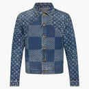 Louis Vuitton X Nigo Giant Damier Waves Mngm Denim Jacket Indigo