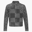 Louis Vuitton X Nigo Giant Damier Waves Mngm Denim Jacket Noir