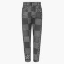 Louis Vuitton X Nigo Giant Damier Waves Mngm Denim Pants Noir