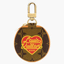 Louis Vuitton X Nigo Horizon Earphones Case Monogram Stripes Brown