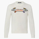 Louis Vuitton X Nigo Instaria Jacquard Graphic Cashmere Crewneck Off White
