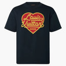 Louis Vuitton X Nigo Intarsia Jacquard Heart Crewneck Dark Ocean