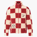 Louis Vuitton X Nigo Jacquard Damier Fleece Blouson Garnet Red