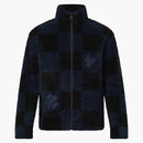 Louis Vuitton X Nigo Jacquared Damier Fleece Blouson Dark Ocean