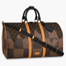 Louis Vuitton X Nigo Keepall Bandouliere Damier Ebene Giant 50 Brown