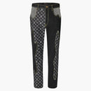 Louis Vuitton X Nigo Monogram Crazy Denim Pants Black