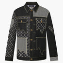 Louis Vuitton x Nigo Monogram Crazy Denim Workwear Chaqueta Negra