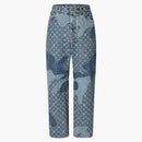 Louis Vuitton X Nigo Monogram Patchwork Denim Pants Indigo