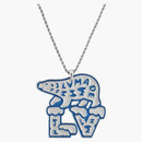 Louis Vuitton X Nigo Mountain Bear Necklace Silver