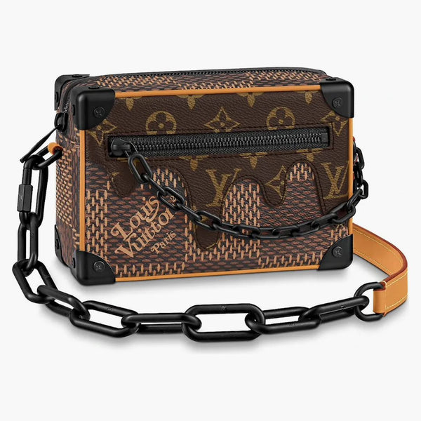 Louis Vuitton X Nigo Soft Trunk Damier Ebene Giant Mini Brown