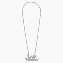 Louis Vuitton X Nigo Squared Strass Necklace Silver