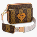 Louis Vuitton X Nigo Trio Messenger Monogram Stripes Brown