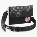 Louis Vuitton X Nigo Trio Pouch Monogram Black
