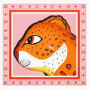 Louis Vuitton X Sun Yitian Animogram Leopard Square 90 Pink