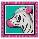 Louis Vuitton X Sun Yitian Animogram Zebra Square 90 Pink