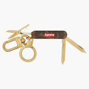 Louis Vuitton X Supreme Pocket Knife Key Chain Brown