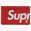 Louis Vuitton X Supreme Porte Carte Simple Epi Red