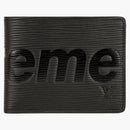 Louis Vuitton X Supreme Slender Wallet Epi Black