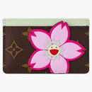 Louis Vuitton X Takashi Murakami Card Holder Sakura Brown