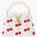 Louis Vuitton x Takashi Murakami Cherry CapUcines Mini White
