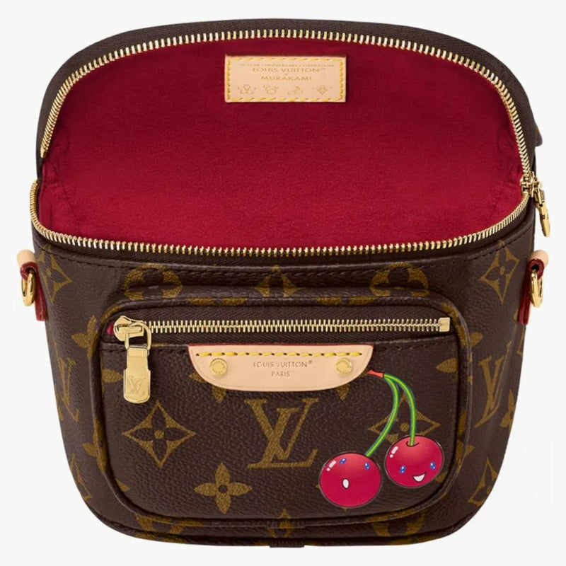 Louis Vuitton X Takashi Murakami Cherry Mini Bumbag Brown Monogram