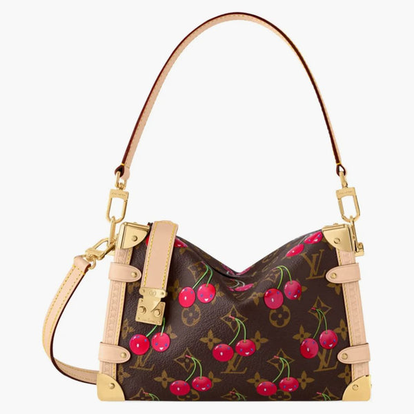Louis Vuitton X Takashi Murakami Cherry Side Trunk Mm Brown Monogram
