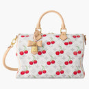 Louis Vuitton x Takashi Murakami Cherry Speedy Soft Bandoy 30 White Monogram