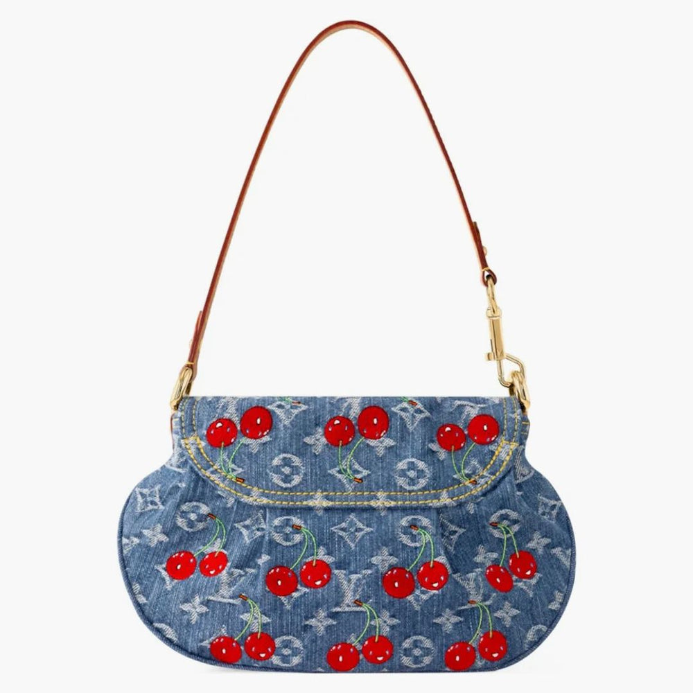 希少コラボ【LOUIS VUITTON x TM】Cherry Sunset Denim Monogram LV x Murakami Cherry Sunset Denim - kup w Hypenegan